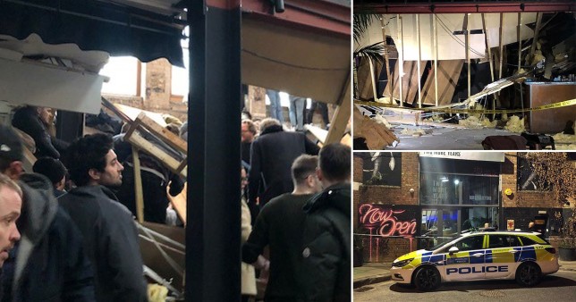 Leszakadt egy szórakozóhely galériájának a padlója Londonban: 8 embert kellett kimenteni a romok közül 3