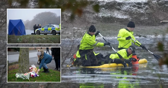 Borzasztó baleset Angliában: 3 kisfiú meghalt, miután beszakadt alattuk a jég egy tavon Birmingham mellett 3