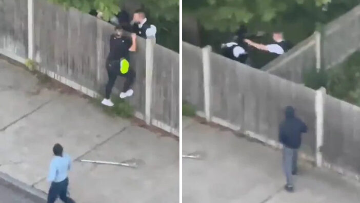 Levideózták, amint két rendőr agyba főbe ver egy 16 éves fiút Londonban egy kertben 3
