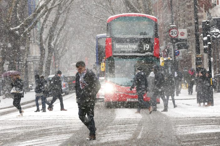 Szakad a hó Londonban és Anglia több más pontján is 4