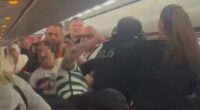 Elszabadult a pokol az egyik angliai repülőjáraton: az egyik utas egy üveg vodka elfogyasztása után verekedni kezdett az utasokkal 2