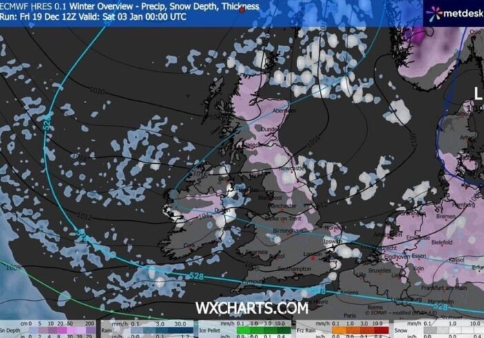 Hatalmas havazás, hóvihar és -9C-os hőmérséklet jön Nagy-Britannia nagy részén - itt van, mikor, hol és mire számíthatunk