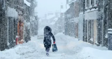 Az év első nagy vihara csap le holnap Angliában: hóviharokkal és ónos esővel érkezik a Goretti vihar