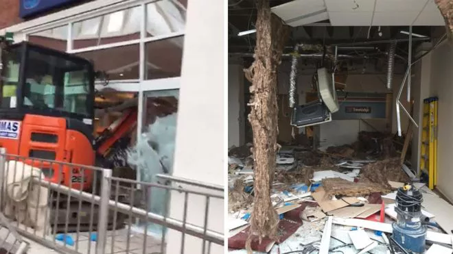 Markolóval hajtott egy hotel recepciójába, és zúzott szanaszét mindent egy férfi Liverpoolban, Angliában 5