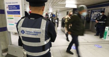 Alig 1 hónap alatt emberek százainak osztottak ki £200-os büntetést Londonban, mert nem volt rajtuk maszk