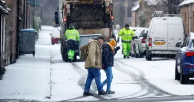 Újabb „jelentős havazás és eső” jön holnap Nagy-Britannia egy jelentős részén és egy új vihar is érkezhet szombaton