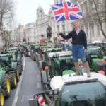 Hatalmas gazdatüntetés Londonban: traktorokkal szállták meg a belvárost