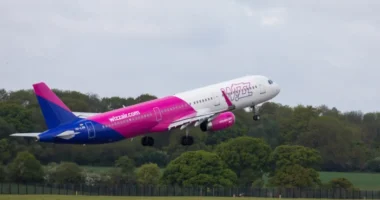Kényszerleszállást hajtott végre a Wizz Air Budapestről induló járata egy utas miatt