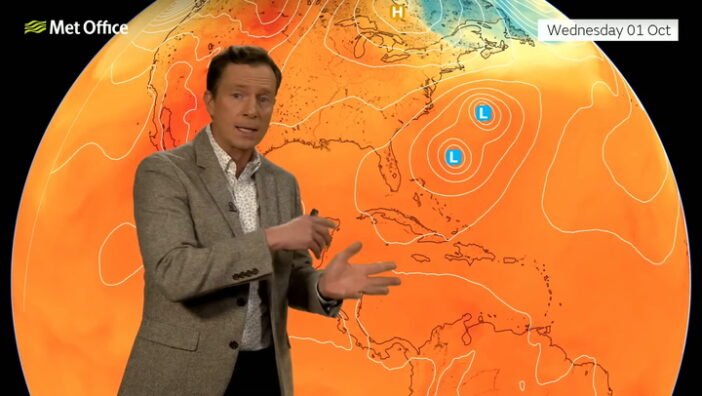 Özönvízszerű eső és szélviharok várhatók Nagy-Britannia több részén 2 hurrikán miatt Özönvízszerű eső és szélviharok várhatók Nagy-Britannia több részén 2 hurrikán miatt