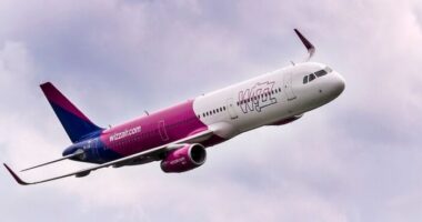 Kétszer is villám csapott a Wizz Air egyik járatába út közben