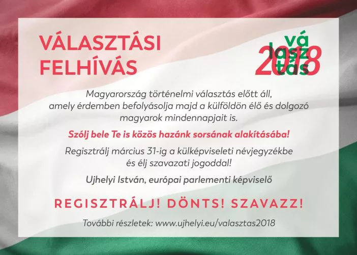 Az angliai magyarságot is szavazásra buzdítja az Európai Parlament magyar képviselője