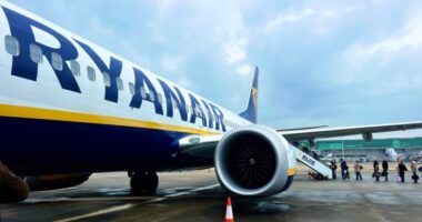 Súlyosan megsérült egy Ryanair repülőgép 181 utassal a fedélzetén a Stansted repülőtéren