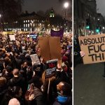 Újabb hatalmas tüntetés London utcáin, már messziről hallani lehetett a háborgó tömeget