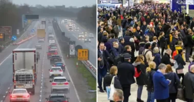 Pia vihar: figyelmeztetés az autósoknak, iskolák zárnak be, és a vonatok és repülőjáratok esetében is késésekre lehet számítani Nagy-Britanniában