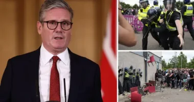 Döbbenetes jelenetek Nagy-Britanniában, Rotheramban - a miniszterelnök üzenete a lakosságnak és a rendbontóknak