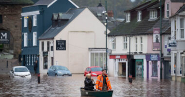Egy nap alatt fél havi csapadék is lehullhat: Anglia és Wales több részén nagy eső jön a következő napokban