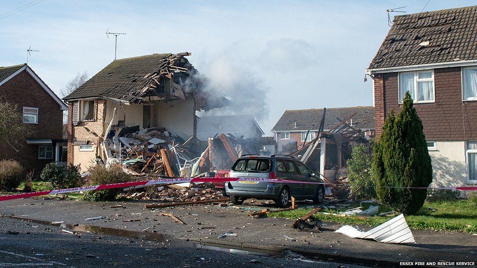 Felrobbant egy ház Anglia keleti részén 2