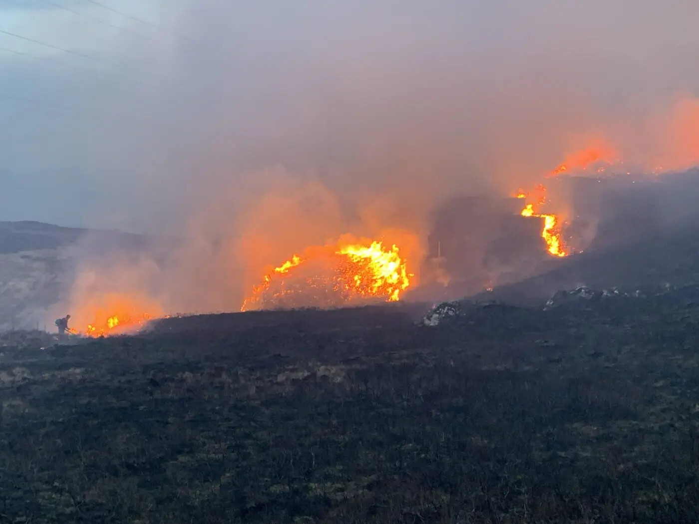 Hatalmas terület lángokban Nagy-Britanniában: drámai képek a Cairngorms Nemzeti Parkból Hatalmas terület lángokban Nagy-Britanniában: drámai képek a Cairngorms Nemzeti Parkból