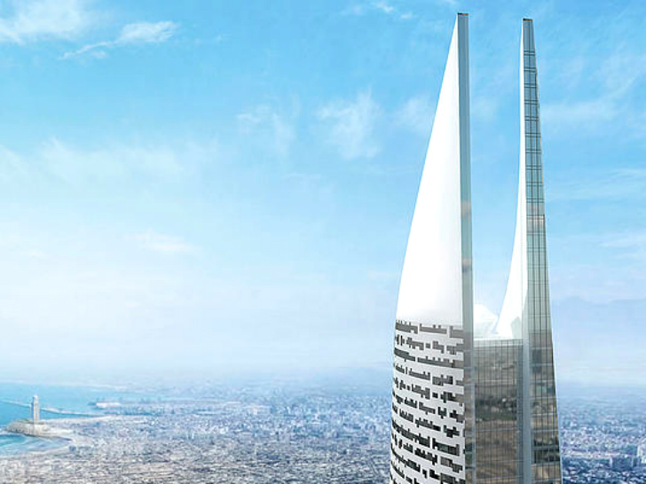 A londoni Üvegszilánkra hasonlító felhőkarcolót terveznek Casablancában 2