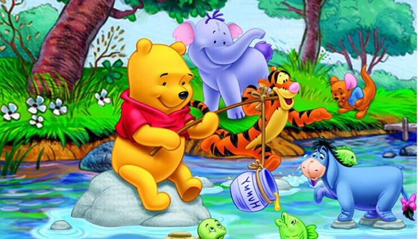 Attracting-children-lovely-cartoon-Water-park-sweet-animals-background-kids-room-decoration-wall-stickers-AY7058