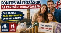 Fontos változások az Egyesült Királyságban: sok család akár 4100 fonttal jobban járhat - változnak a támogatások és a nyugdíj összege