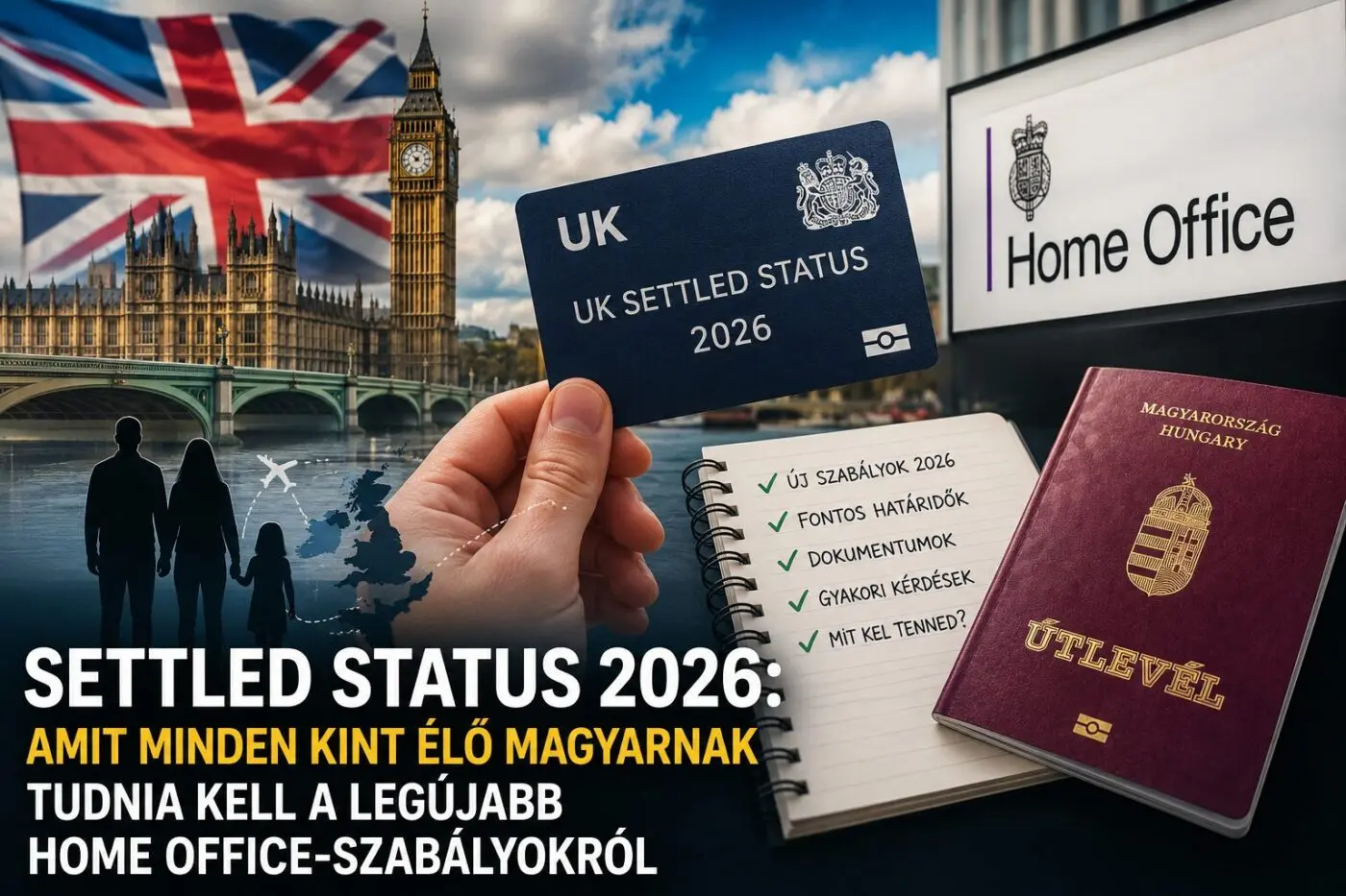 Settled status 2026: amit MINDEN kint élő magyarnak tudnia kell a legújabb Home Office-szabályokról
