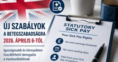 Jelentősen változtak a betegszabadság szabályai Nagy-Britanniában