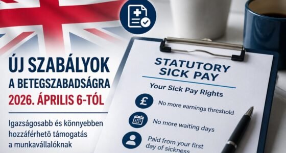 Jelentősen változtak a betegszabadság szabályai Nagy-Britanniában