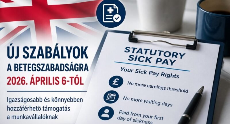 Jelentősen változtak a betegszabadság szabályai Nagy-Britanniában