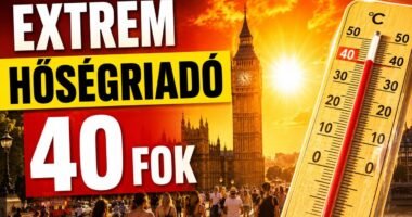 Figyelem! Extrém "vörös" hőségriadó Angliában - 40 fok és akár életveszélyes körülmények jöhetnek szerdától