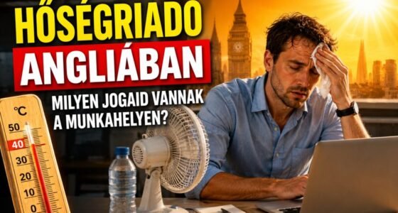 Milyen jogaid vannak a munkahelyeden hőhullám / hőségriadó idején Nagy-Britanniában?