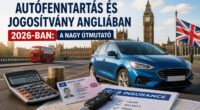 Autófenntartás és jogosítvány Angliában 2026-ban: A nagy útmutató