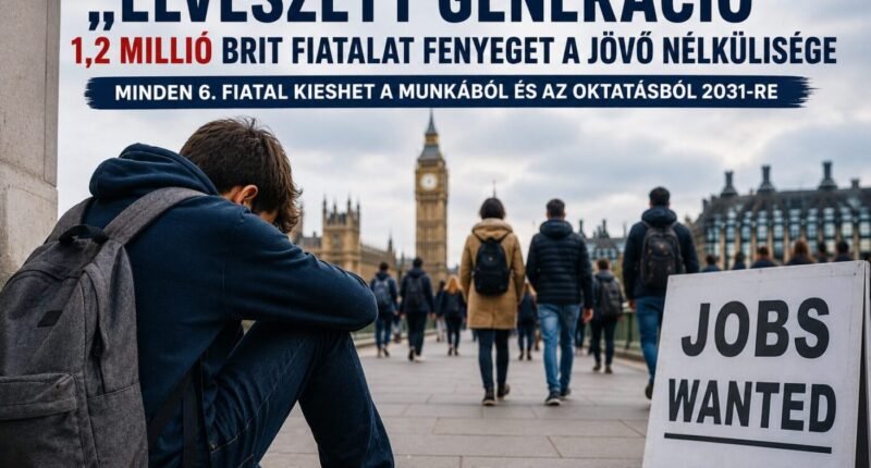 Súlyos a válság Nagy-Britanniában: 1 milliónál is több fiatal maradhat munka nélkül
