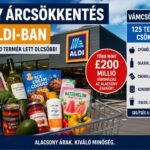 Nagy árcsökkenés Angliában: az Aldi 200 termék árát csökkenti, és a pénzügy miniszter bejelentése alapján még több termék válik olcsóbbá