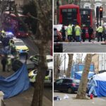 Kocsijával gázolt agyon egy támadót egy férfi, miközben az épp egy nőt késelt az utcán Londonban