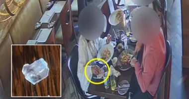 Üvegszilánkot csempésztek az ételbe egy angliai étteremben, hogy ne kelljen fizetni – videó buktatta le a párt 25