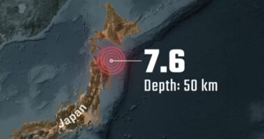 7,6-os földrengés és cunamiriadó Japán partjainál - újabb földrengés veszélye is fenáll