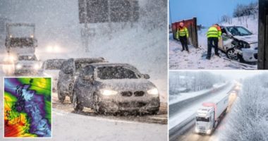 Az első komolyabb hóesés idén Nagy-Britanniában: több helyen 10-20 cm hó esett le hétfő reggelre