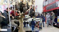 A koronavírus ellenére újra tömeg a buszokon és metrókon Londonban 2