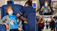 Elkezdődött: egy angliai 90 éves nő az első a világon, aki megkapta a Pfizer vakcinát 2