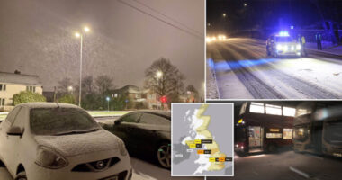 Újabb nagy havazás jön Londonban és Anglia más részein, néhol 20-30 centi is eshet