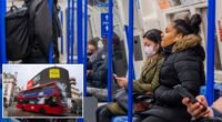 Emberek ezrei csak azért sem viselik a maszkot Londonban a tömegközlekedésen