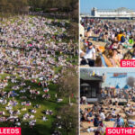 „Ne most rontsuk már el a legvégén” – kérte a brit egészségügyi miniszter, de a parkok és tengerpartok már tömve a szép időben