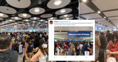 heathrow utazás káosz