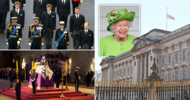 királynő Erzsébet halála