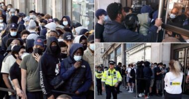 Mától kinyitottak az üzletek egész Angliában: hatalmas sorok London belvárosában