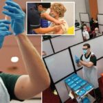 Megnyíltak Angliában az oltási „megaközpontok” (az első fotók)