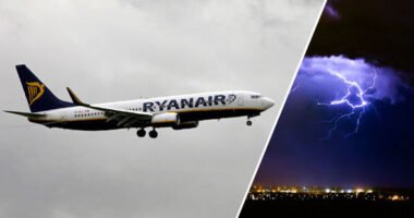 Percekre a tragédiától: nem tudott landolni a Ryanair brit járata a viharban, 6 percnyi üzemanyaguk maradt
