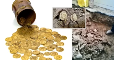 Elképesztő, 250 000 GBP, közel 120 millió Ft értékű kincset talált egy házaspár Angliában a házuk padlója alatt