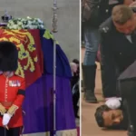 Előkerültek a képek és a videó a királynő koporsójához rohanó férfiről…